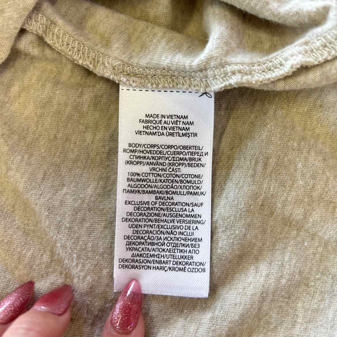 Polo Size 2XL Tan Preloved MENS T-shirt