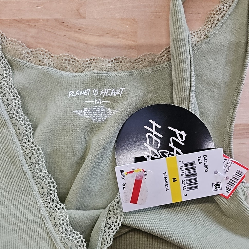 Planet Heart Juniors' Seamless Side-Tie Tank - Tea
