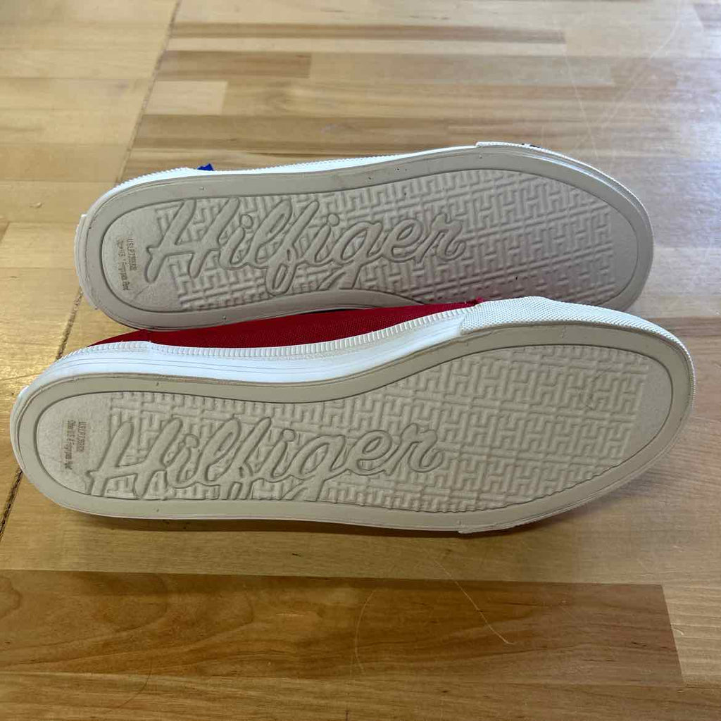 Tommy Hilfiger Size 8.5 Red Preloved Sneakers