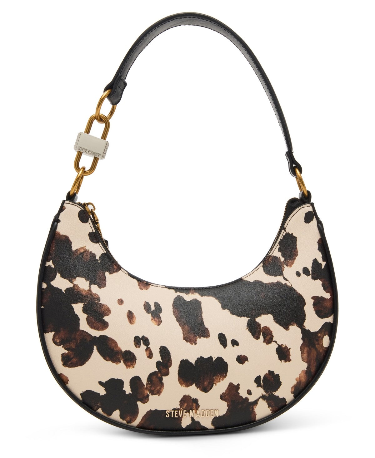 Steve Madden lohan Hobo Bag Brown Print Small