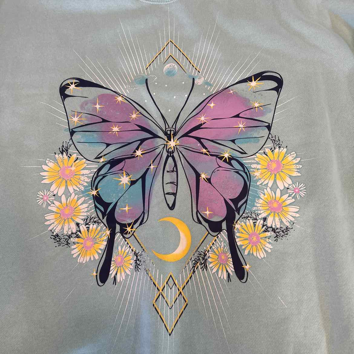 Rebellious One Size 2X Blue New Sweatshirt