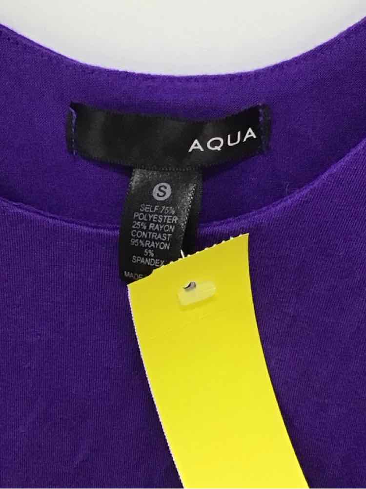 Aqua Size S Black/Purple Preloved Dress