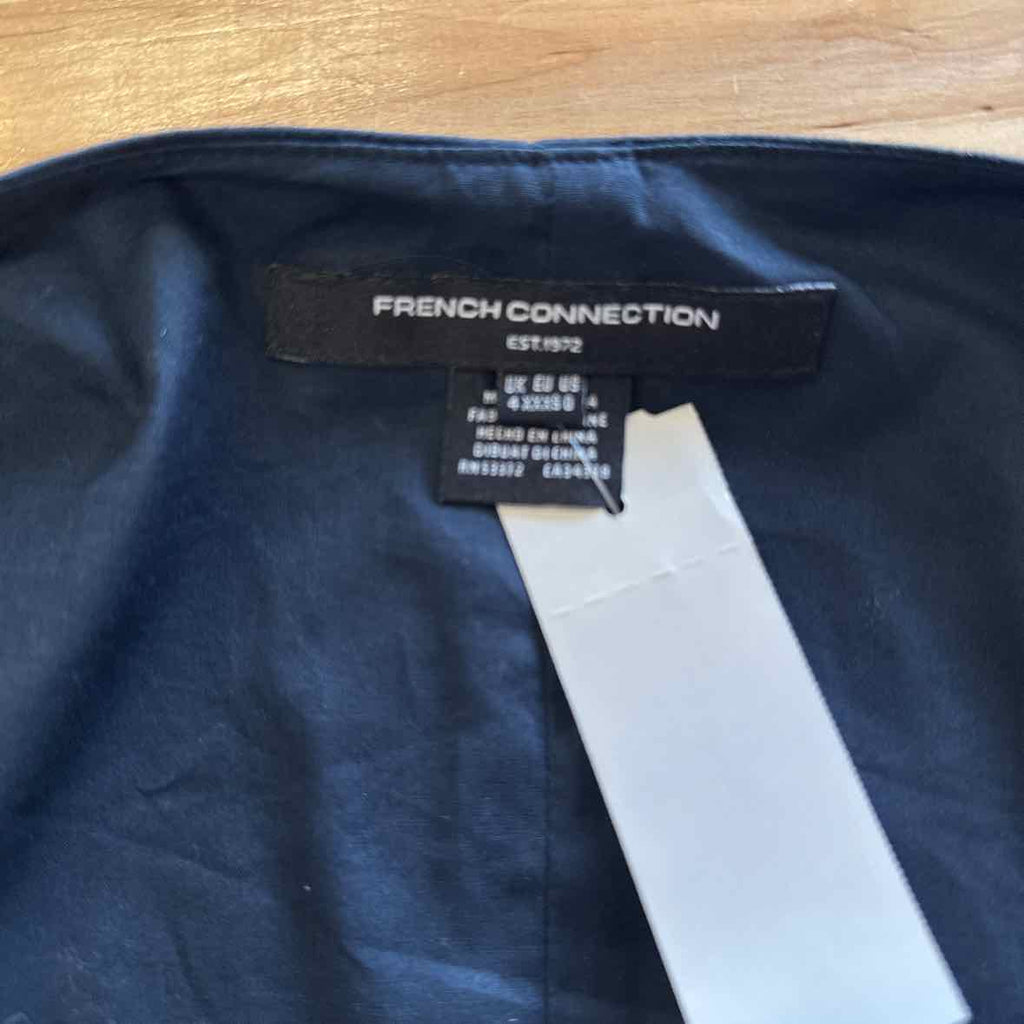 French Connection Size 0 Navy New Dress