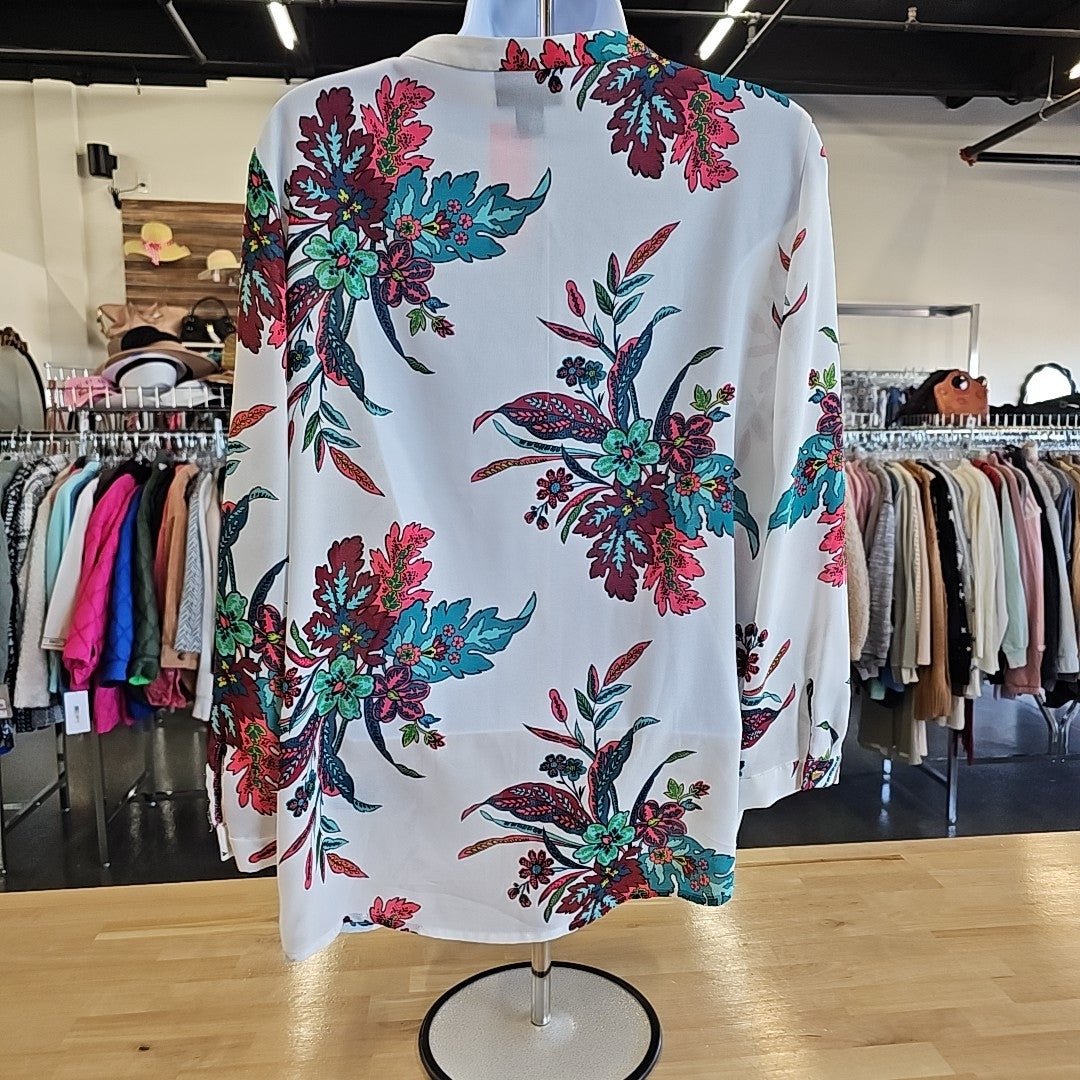 Liz Claiborne Size M White Blouse