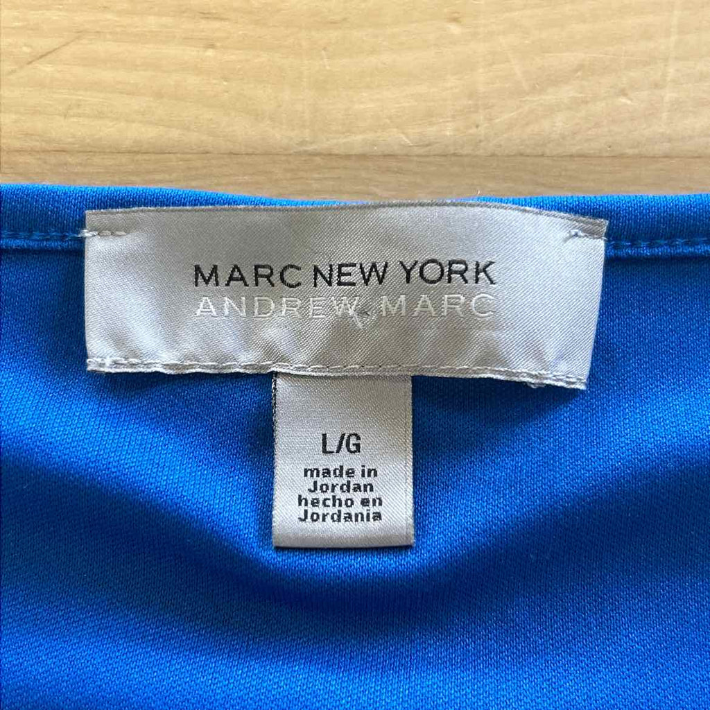 Marc New York Size L Blue Preloved Blouse SS