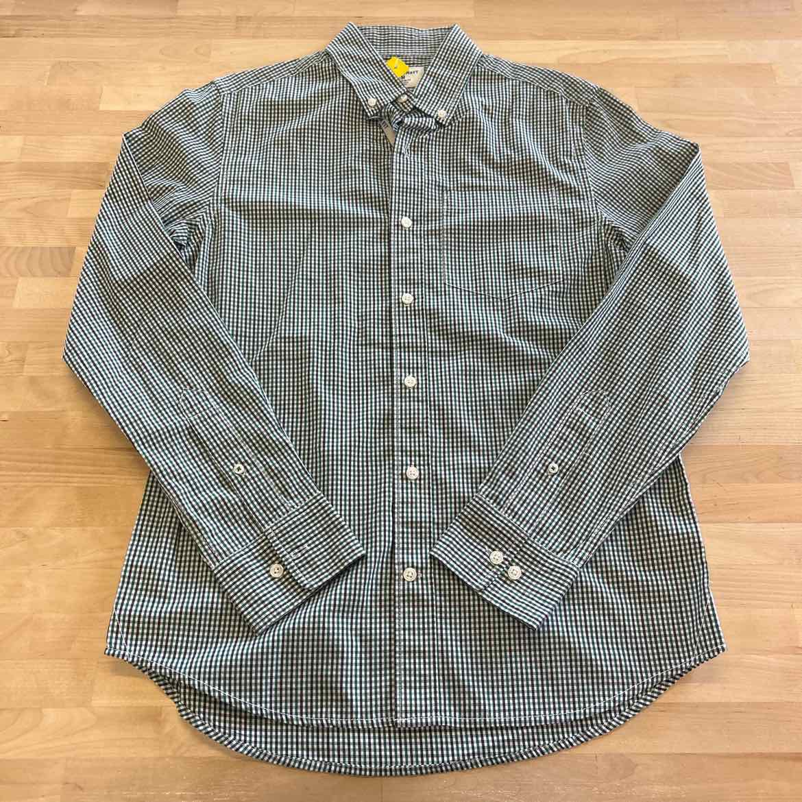 Old Navy Size M Green MENS Button Down Shirt