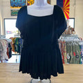 Torrid Size 0 Black Preloved Blouse SS