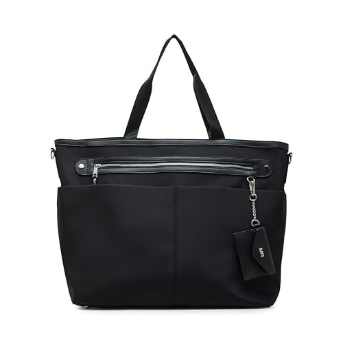 Madden Girl Polyester with Pouch Small Weekender Duffle Bag - Black