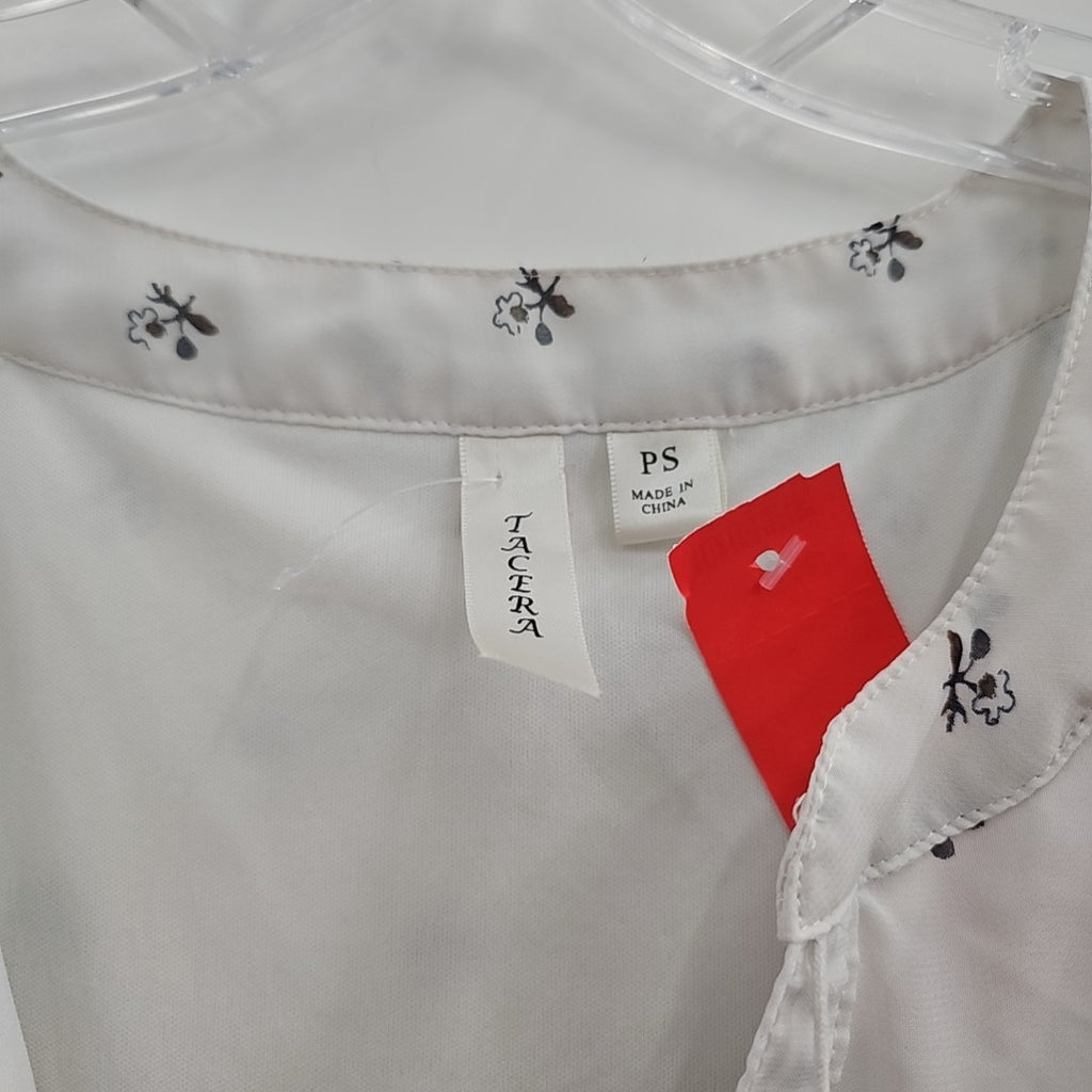Tacera Size PS White Polyester Preloved Dress