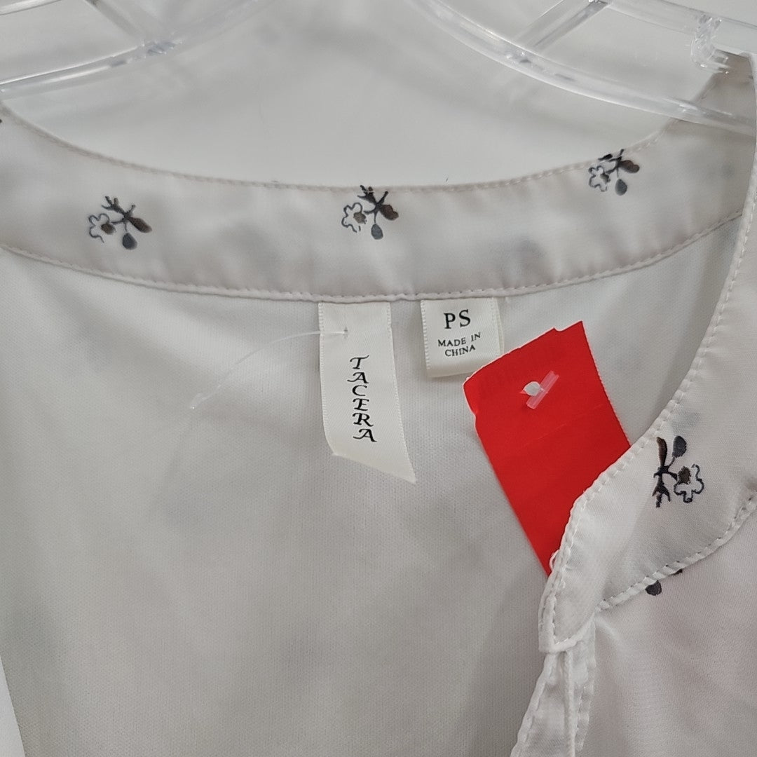 Tacera Size PS White Polyester Preloved Dress