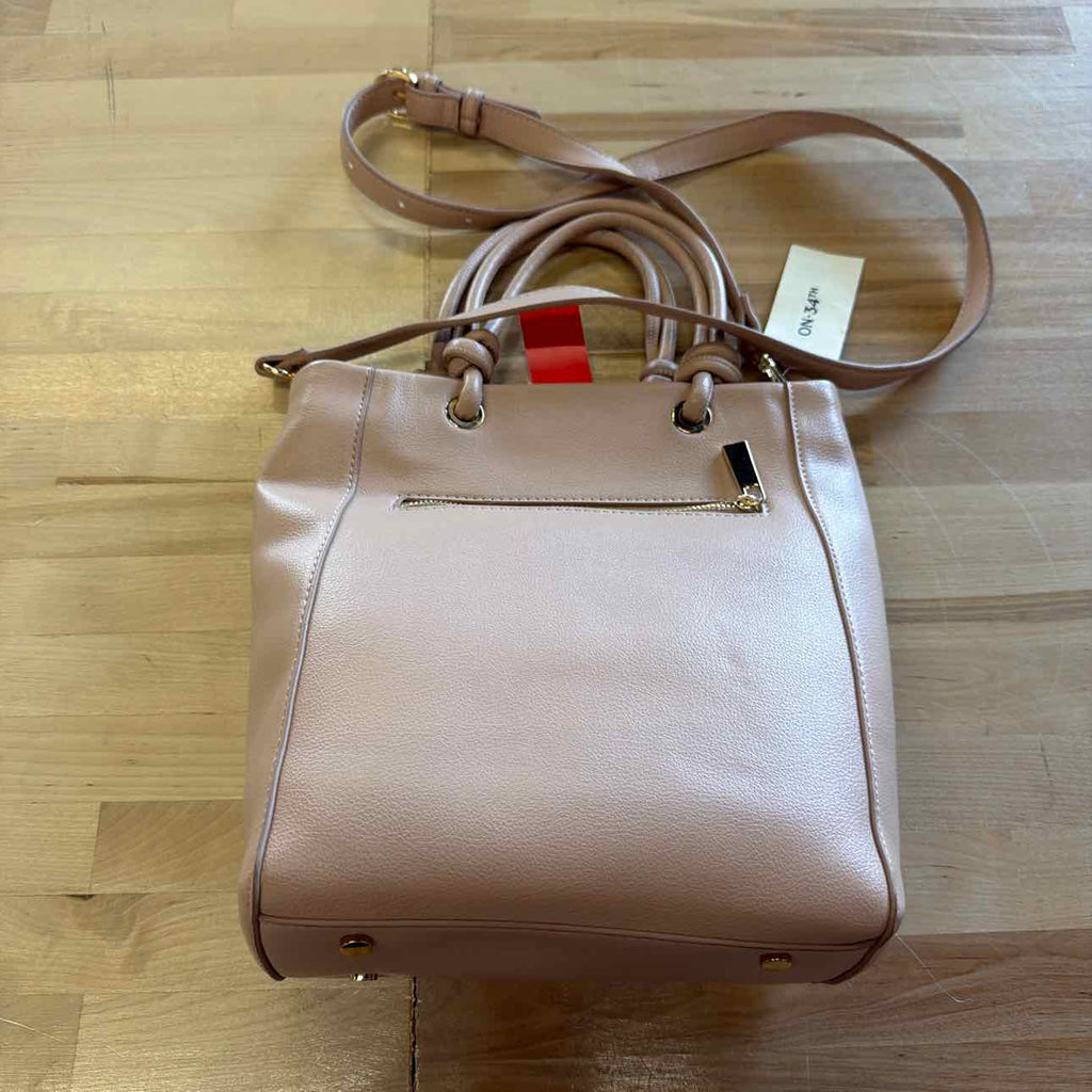 On 34th Lilianna Woven Bucket Bag- Chai