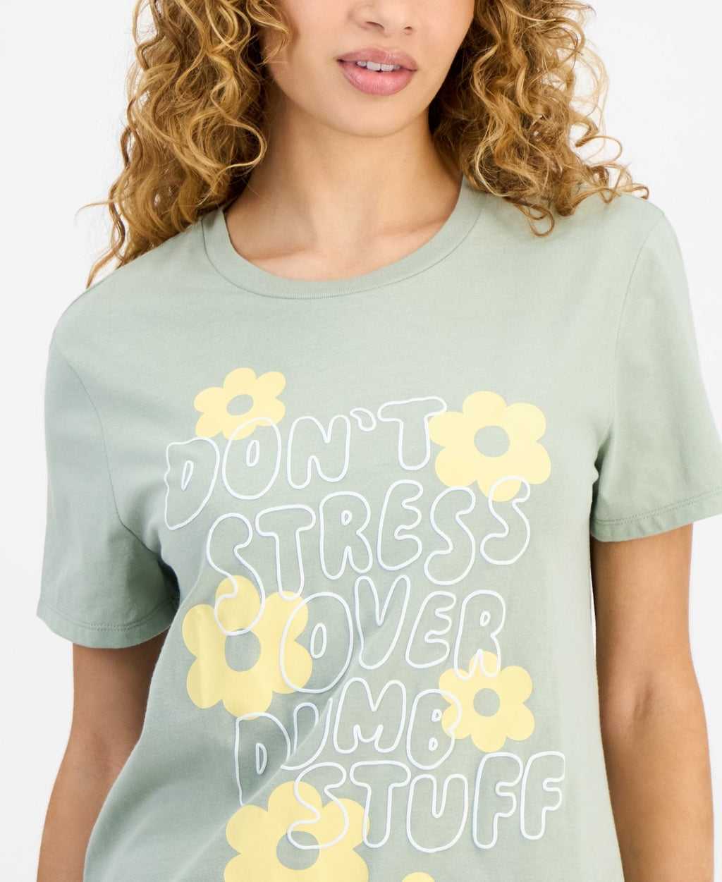 Love Tribe Size XS Don't Stress Graphic Print T-Shirt