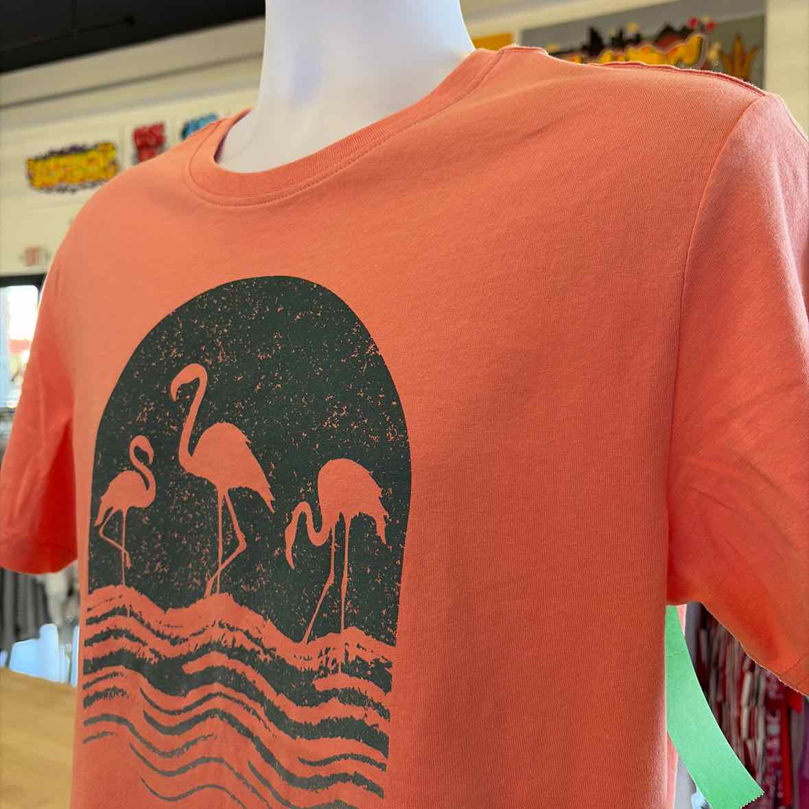 dip Size S Orange Preloved MENS T-shirt