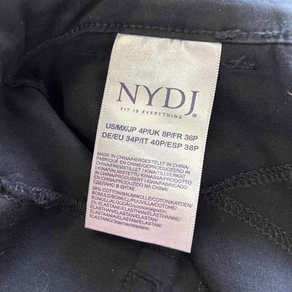 NYDJ Women Size 4P Black Preloved Shorts