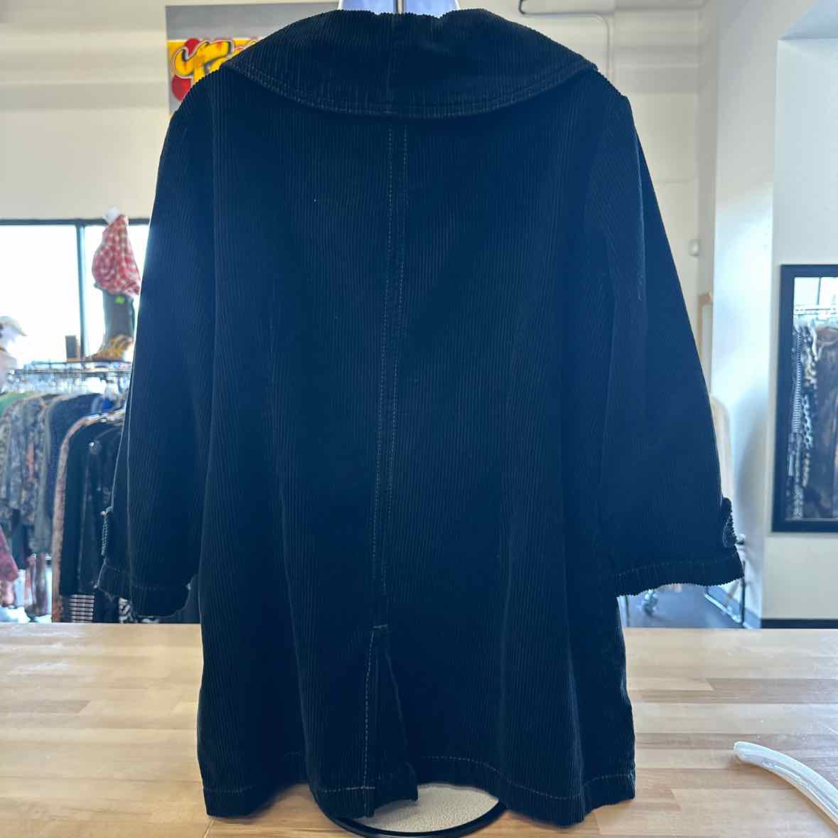French Cuff Size PXL Black Jacket