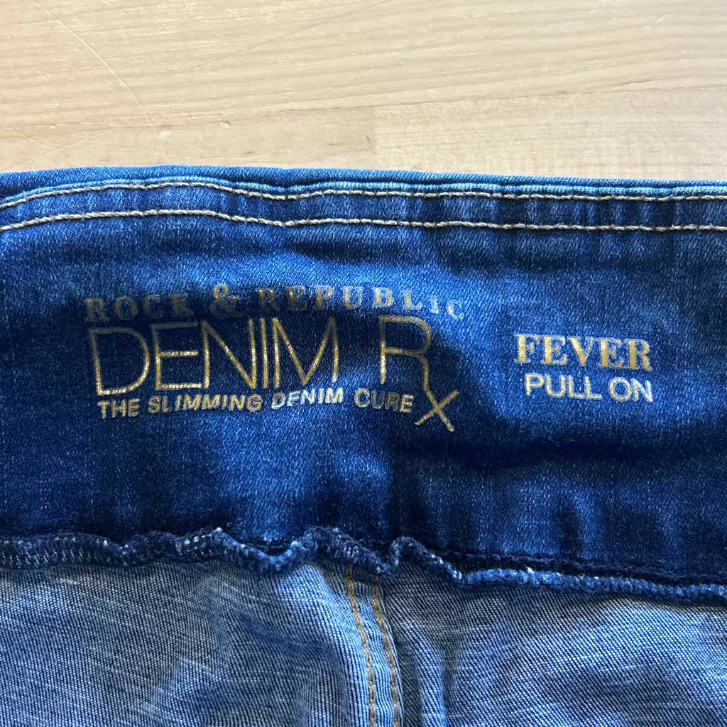 Rock & Republic Size 14 Blue Denim Preloved Jeans