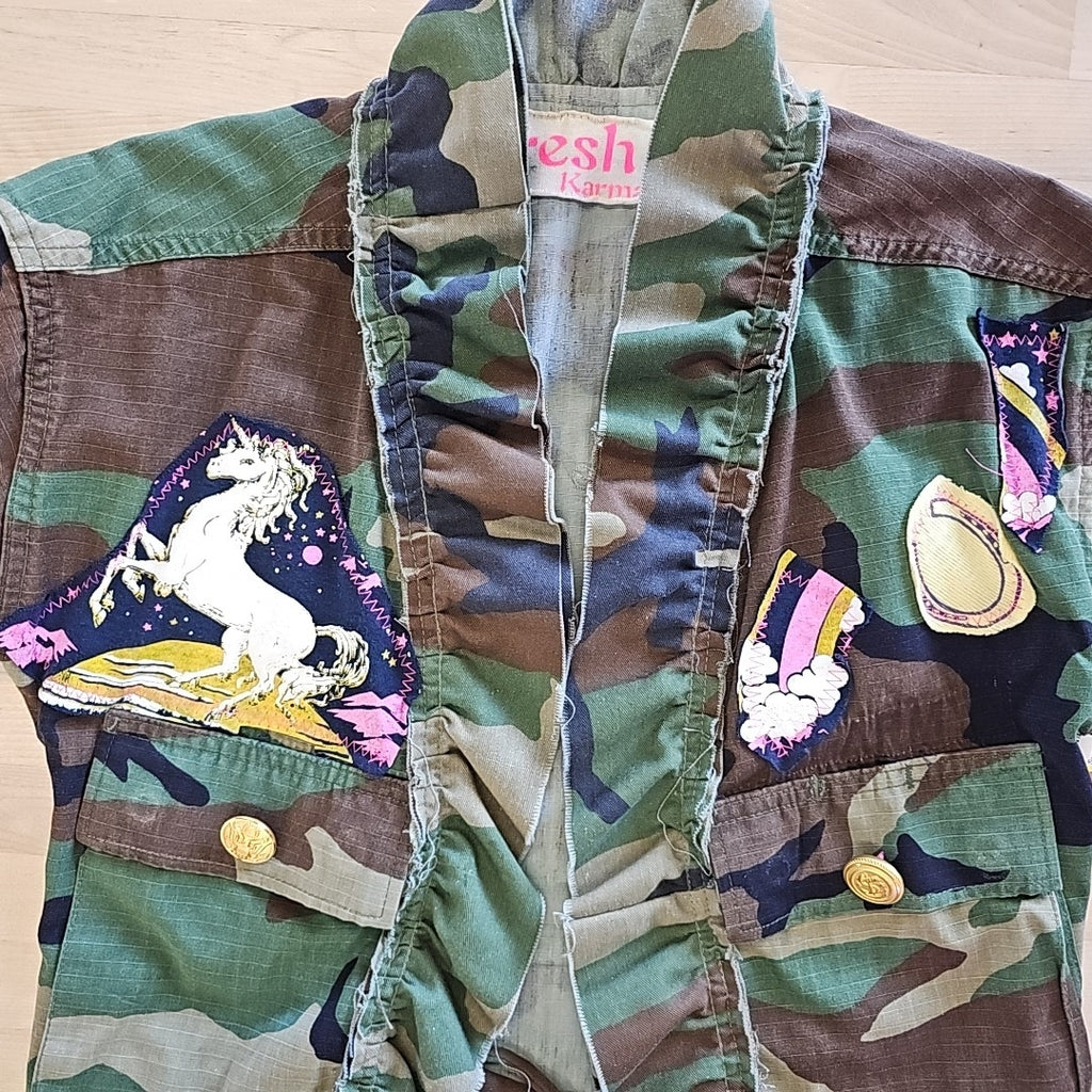 Fresh Karma Size XS Camo Jacket