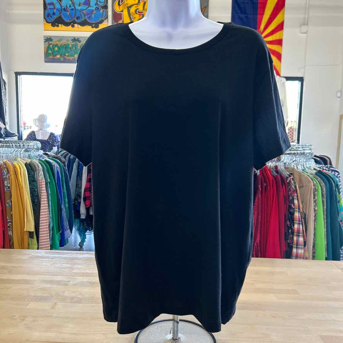 Alternative 1172 Women's Her Go-to T-Shirt in Black Size 2XL | Cotton 1172C1