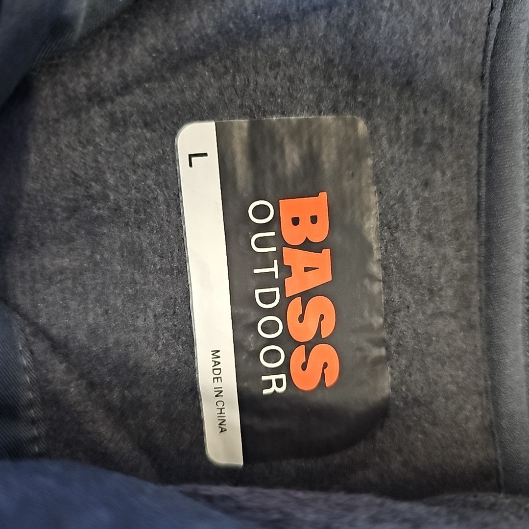 Bass Outdoor Size XL Gray MENS Long Sleeve Shirt