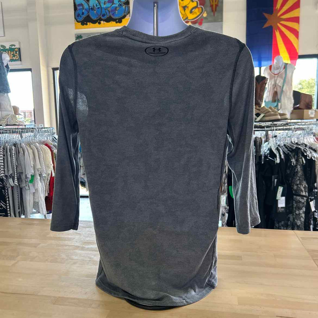 Under Armour Size M Gray Preloved MENS Long Sleeve Shirt