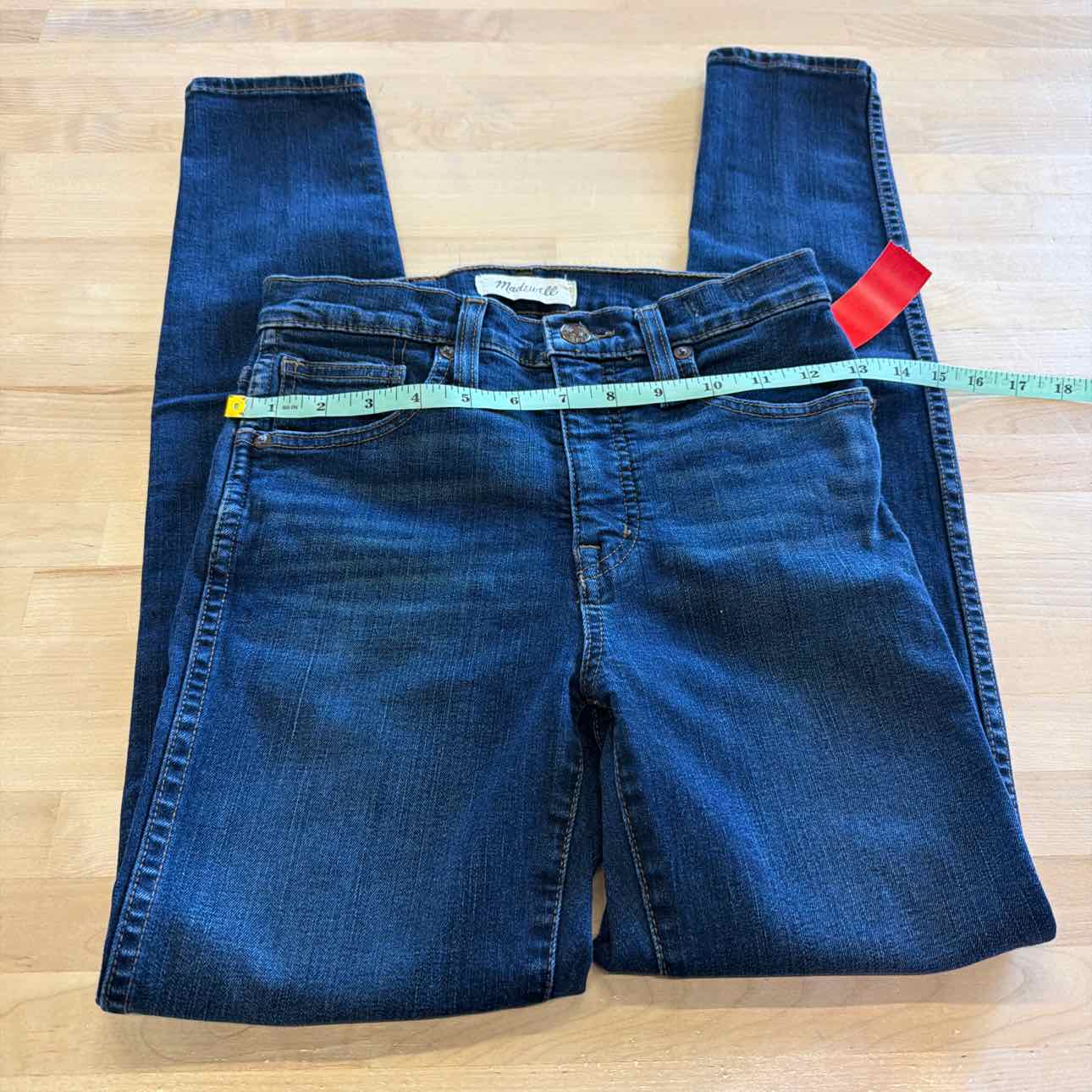 Madewell Size 24 Blue Denim Preloved Jeans