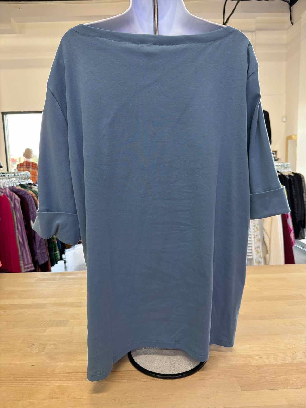 Ralph Lauren Size 3X Blue Blouse