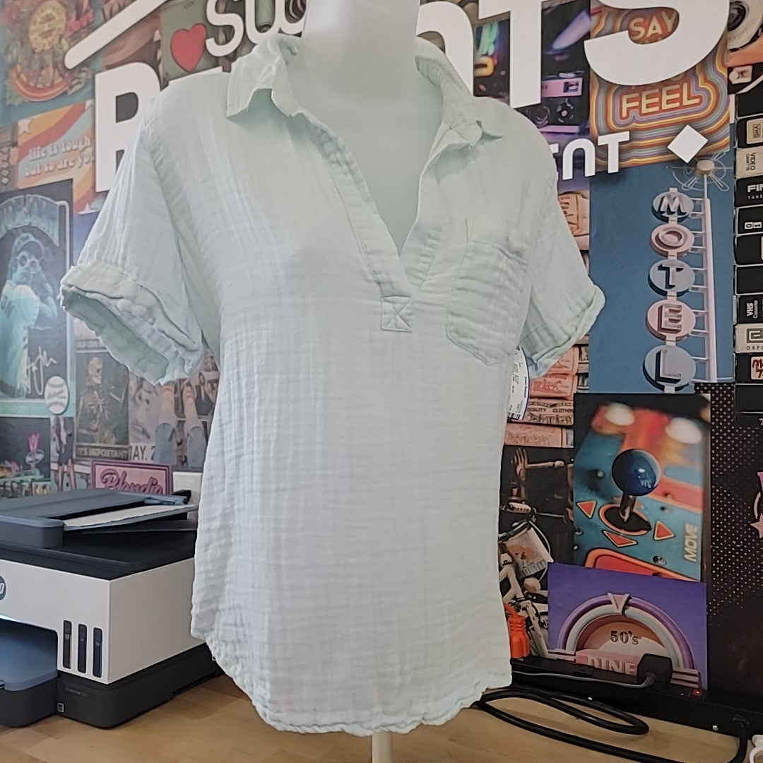 Rails Size S Blue Polo