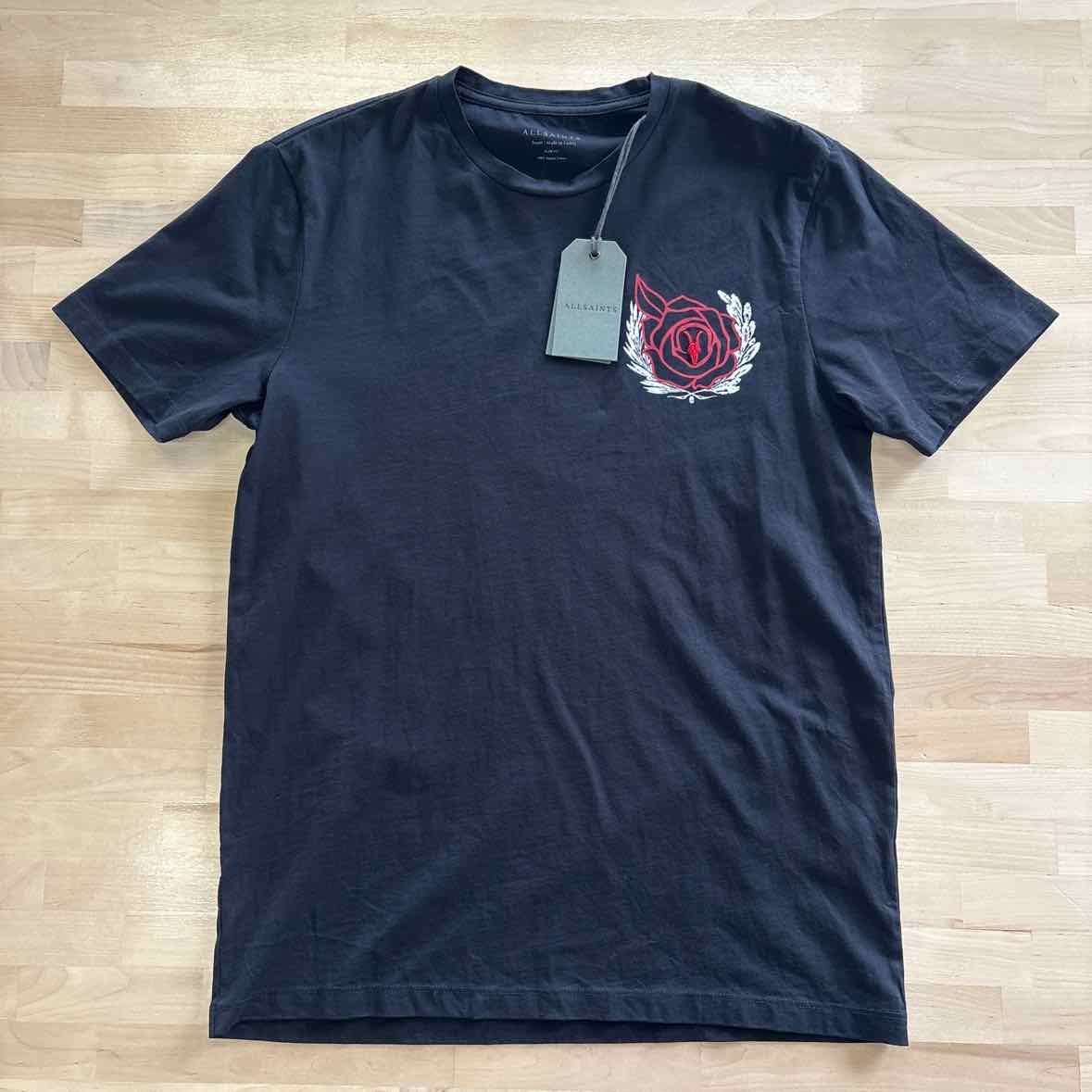 All Saints Men's Size S Black MENS T-shirt