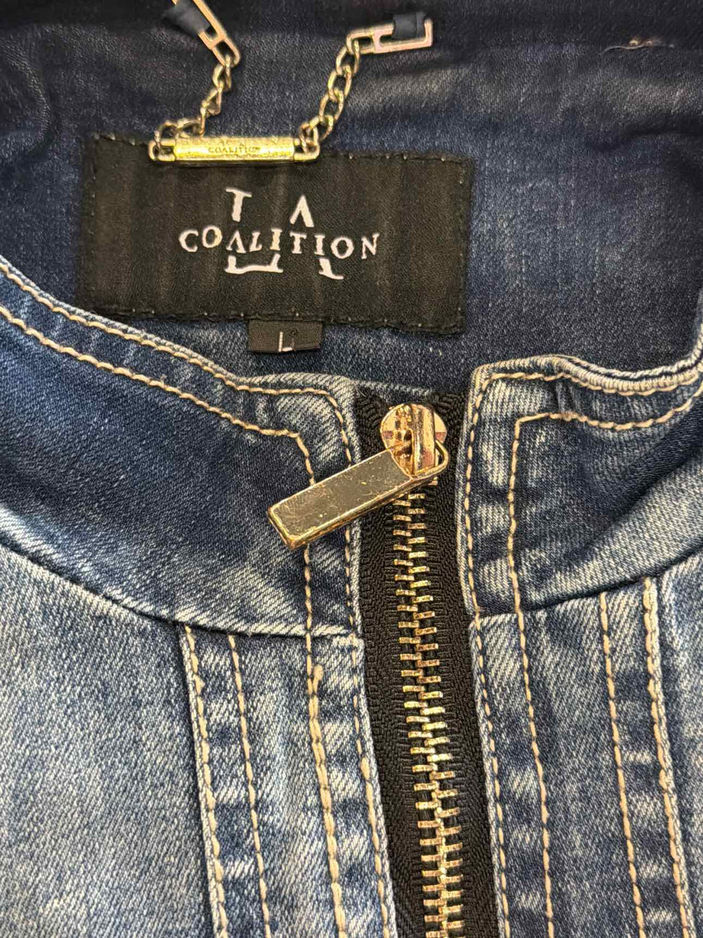 Coalition Size L Denim Jacket