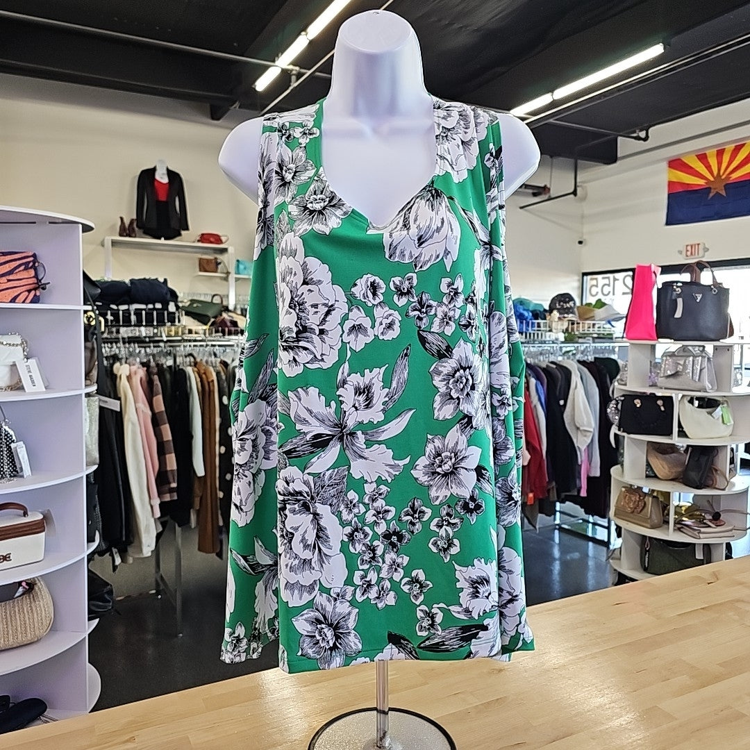 Slinky Brand Size 3X Green Twinsets