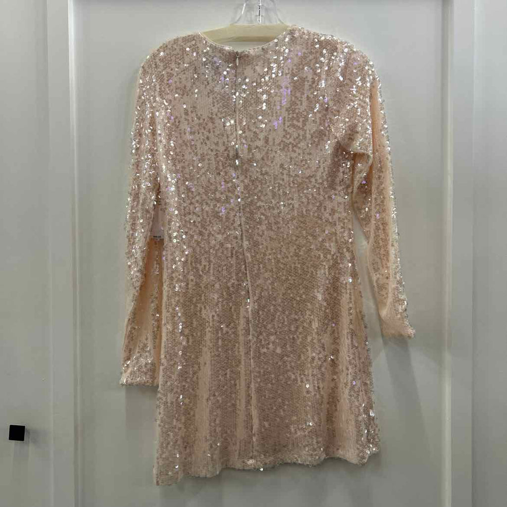 Giani Bini Size S Nude Sequined New Dress