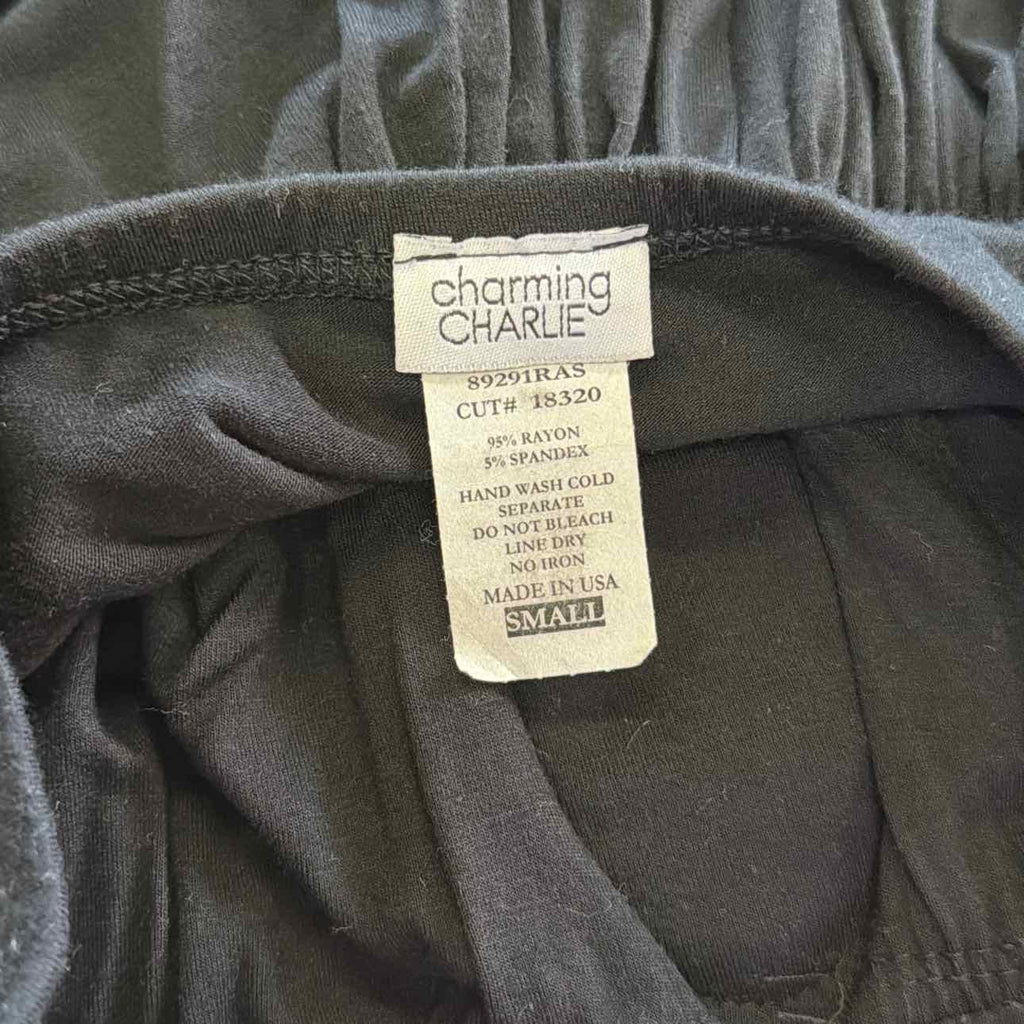 Charming Charlie Size S Black Preloved Tube