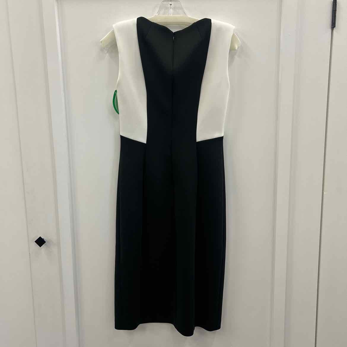 Calvin Klein Size 4 Black White Preloved Dress