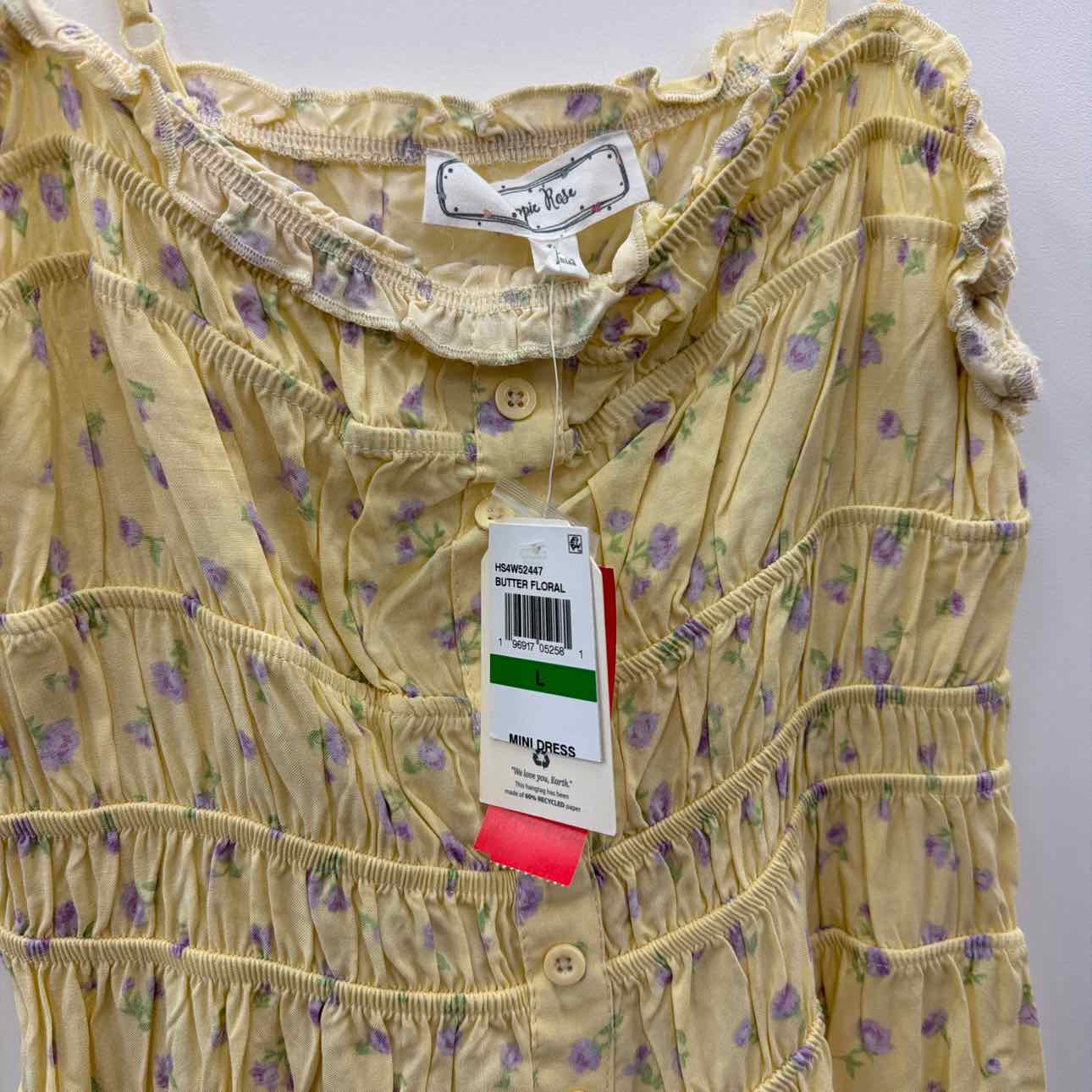 hippie rose Size L Yellow New Dress