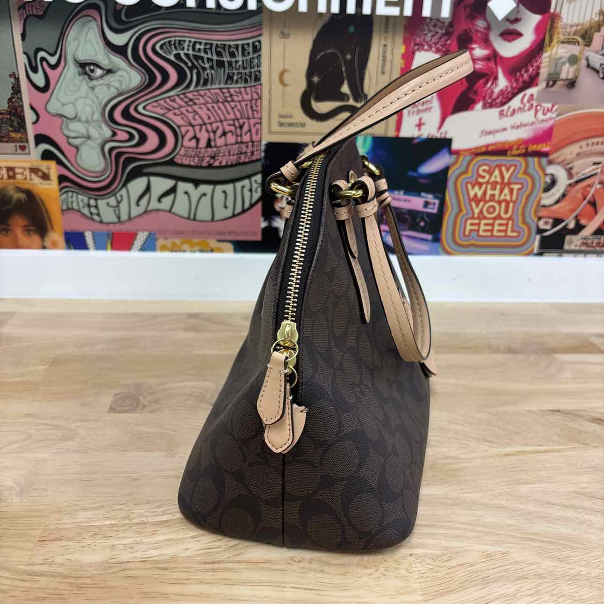 Coach Brown Preloved Handbag