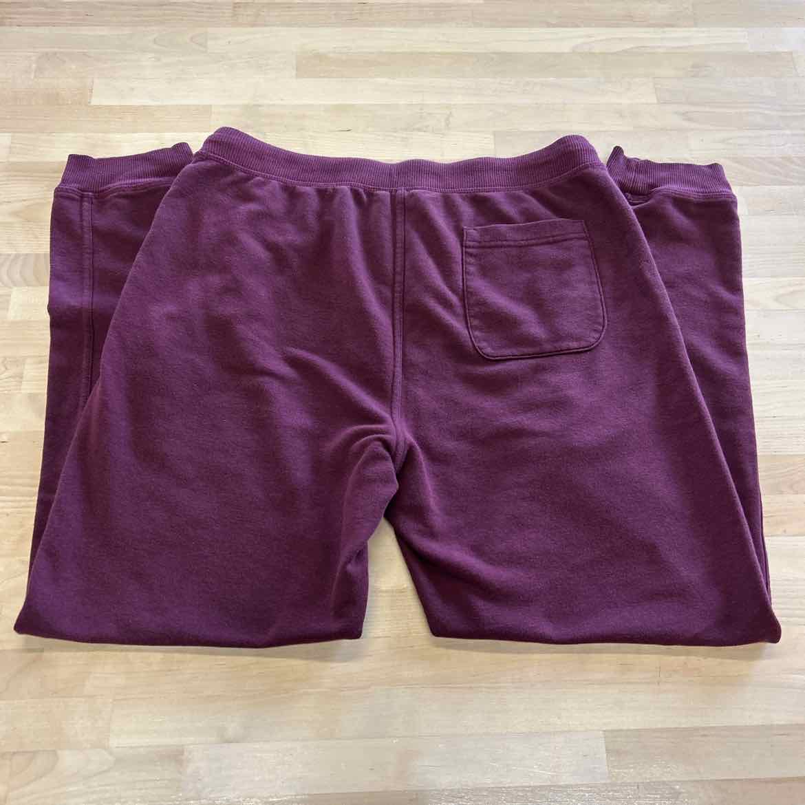 Weatherproof Size L Burgundy Sweatpants