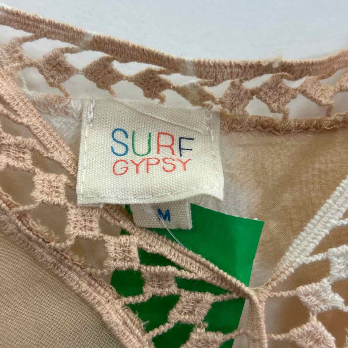 Surf Gypsy Size M Beige Preloved Coverup