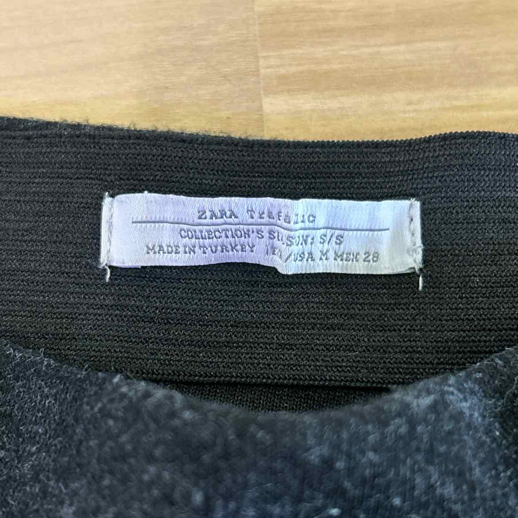 zara Size M Black Preloved Skirt