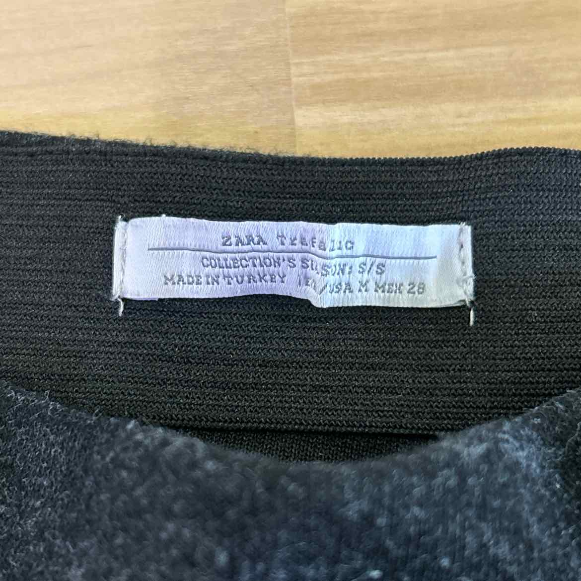 zara Size M Black Preloved Skirt