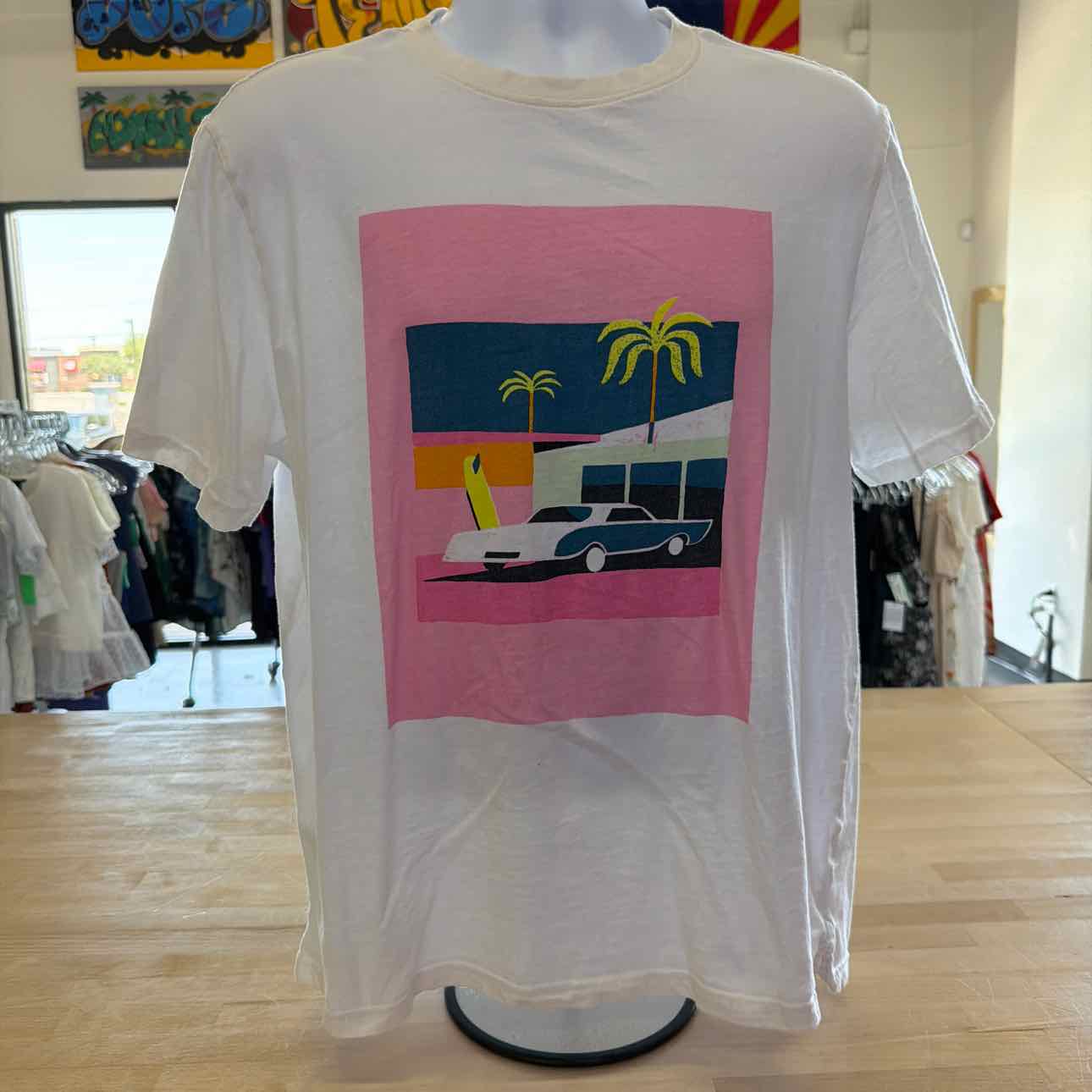Sovereign Code Size L White Preloved MENS T-shirt