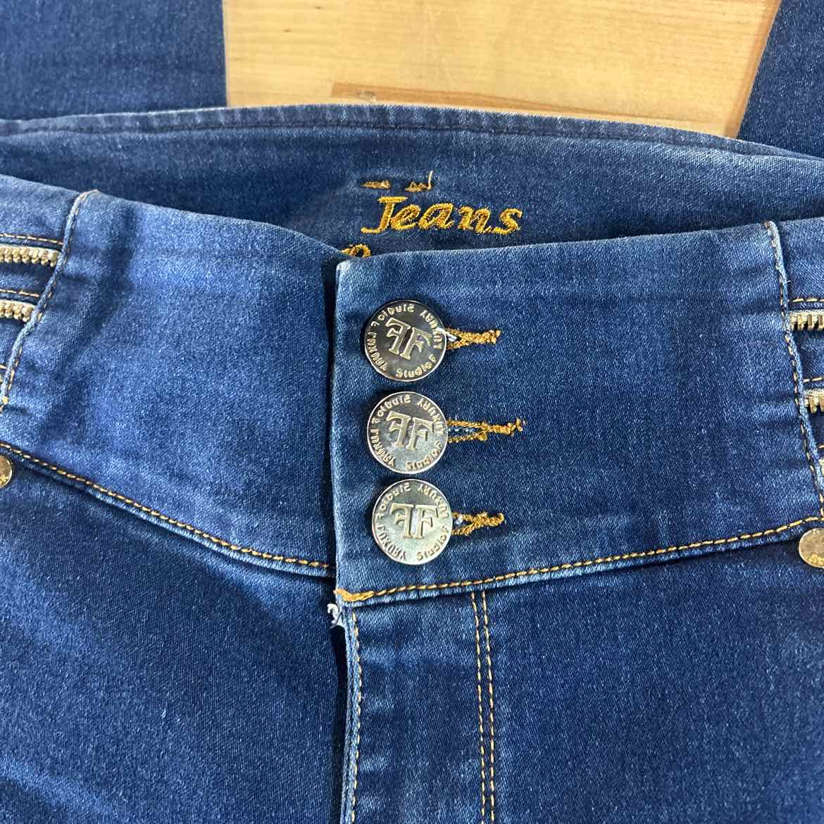 Studio F Size 12 Blue Denim Preloved Jeans
