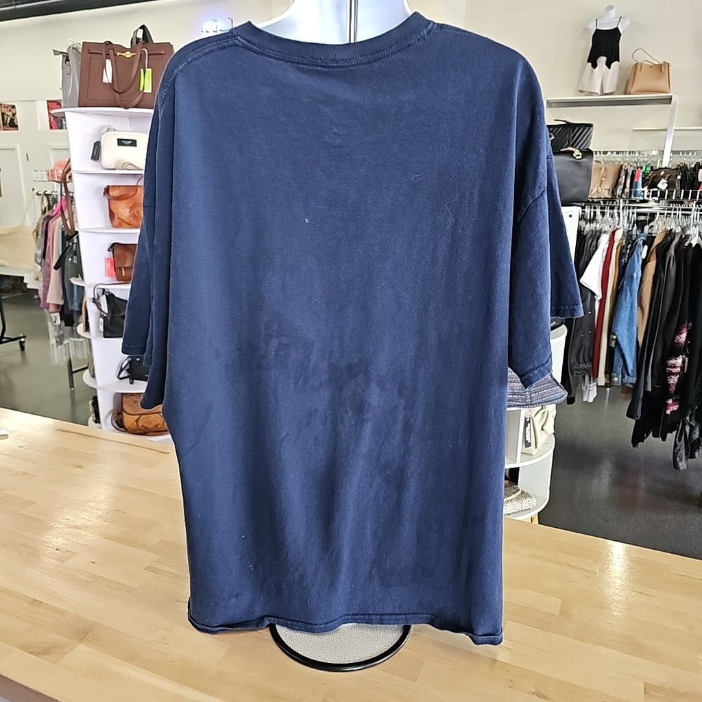 Ford Size 2X Blue Preloved T-Shirt SS