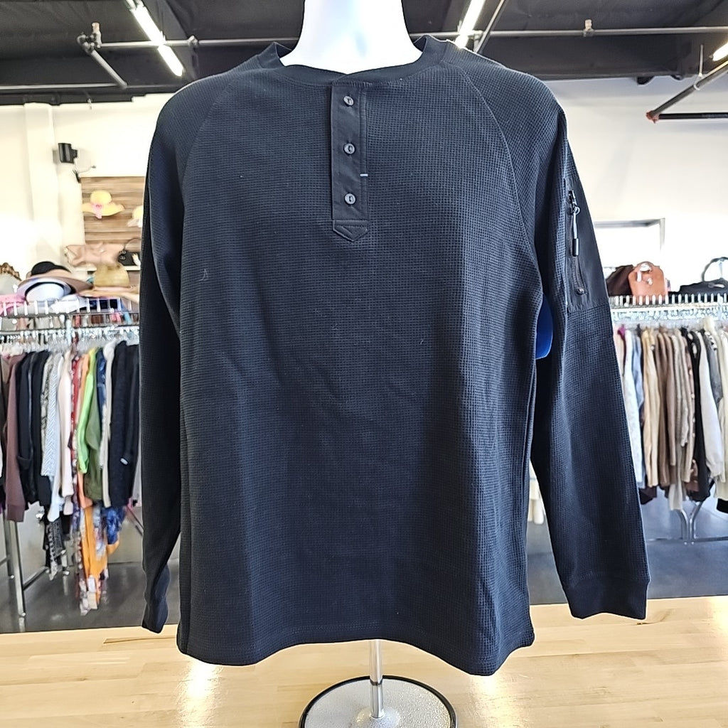 Bass Outdoor Size S Black MENS Long Sleeve Shirt