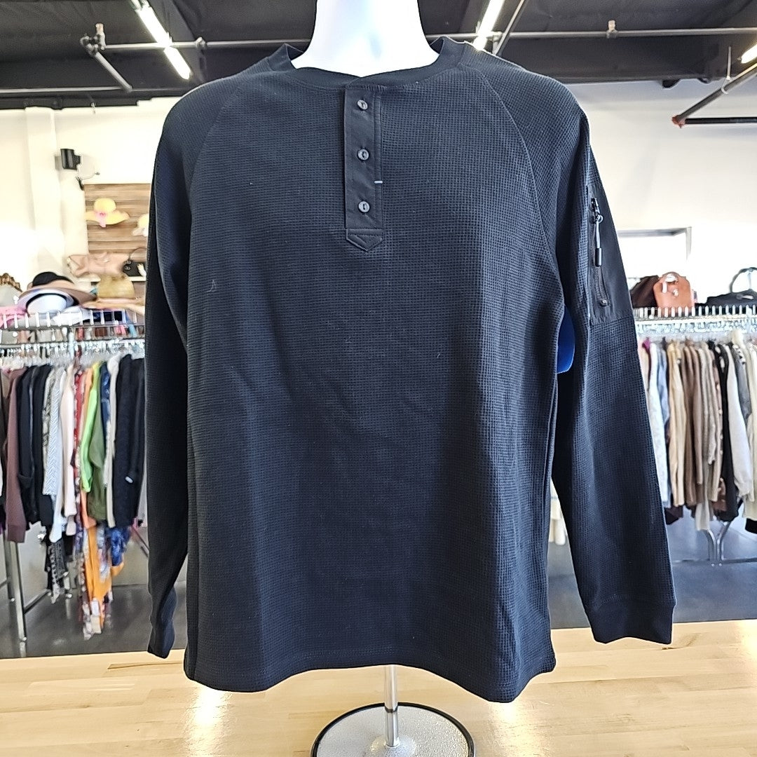 Bass Outdoor Size S Black MENS Long Sleeve Shirt