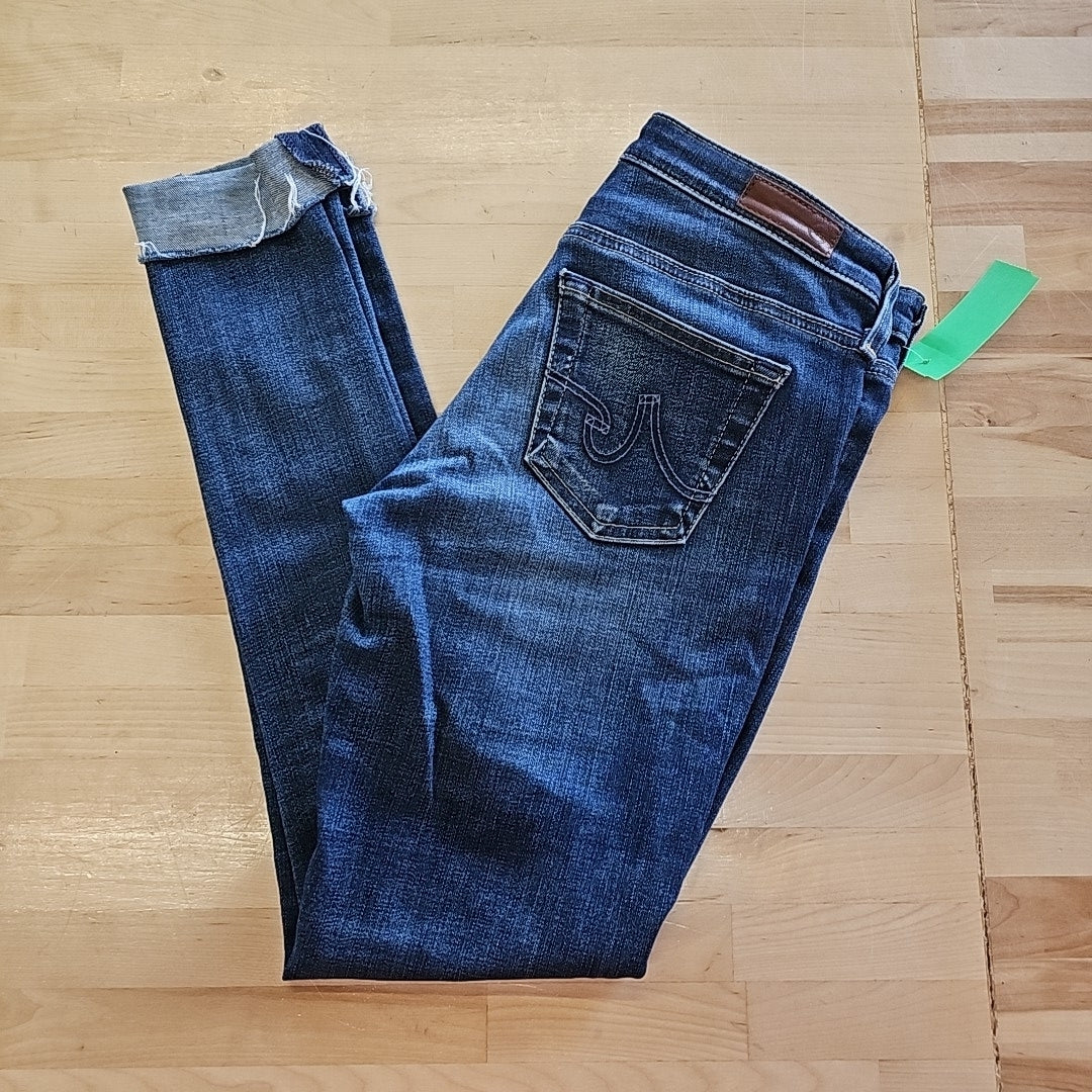 Adriano Goldschmied Size 25 Blue Denim Preloved Jeans