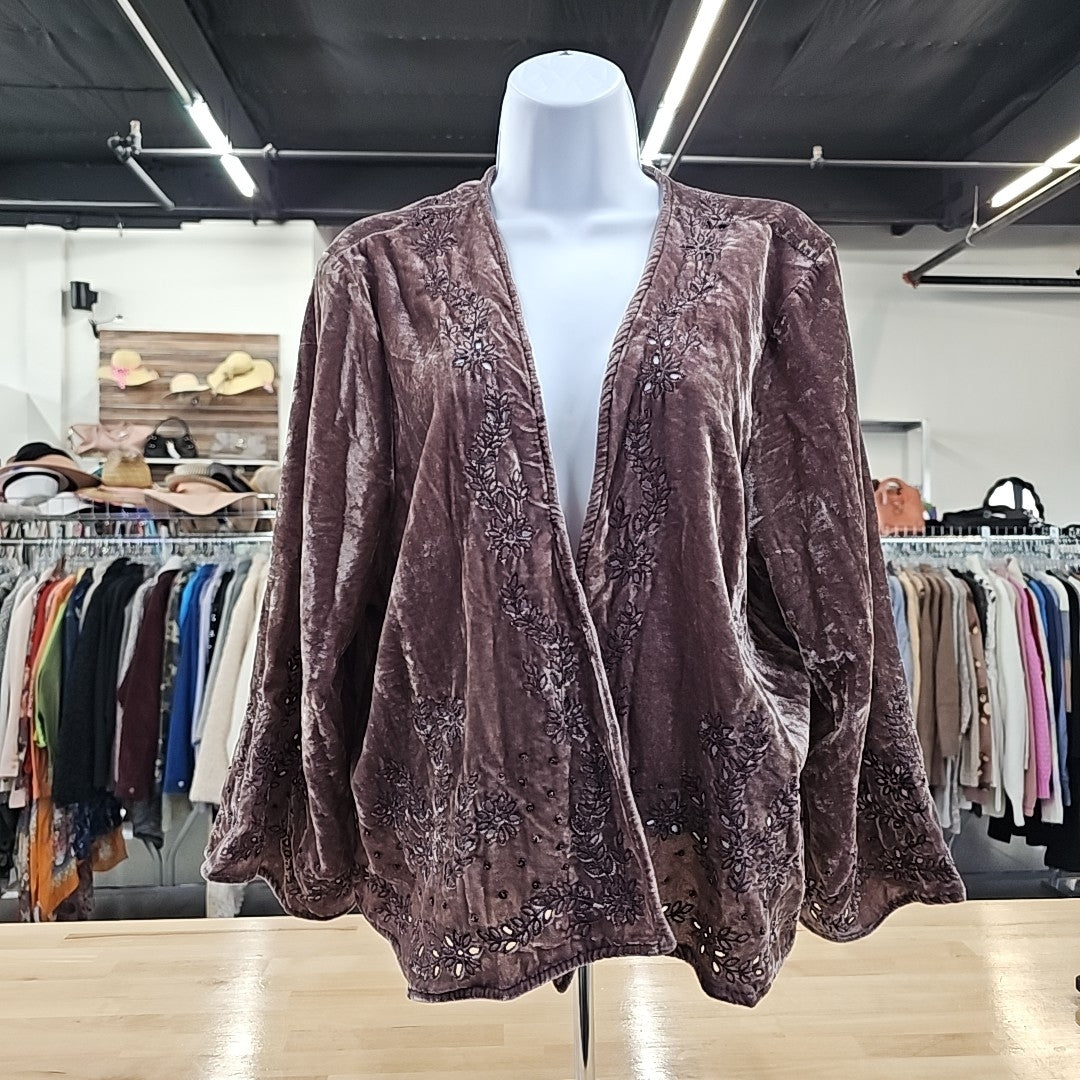 Lucky Brand Size M Purple Jacket