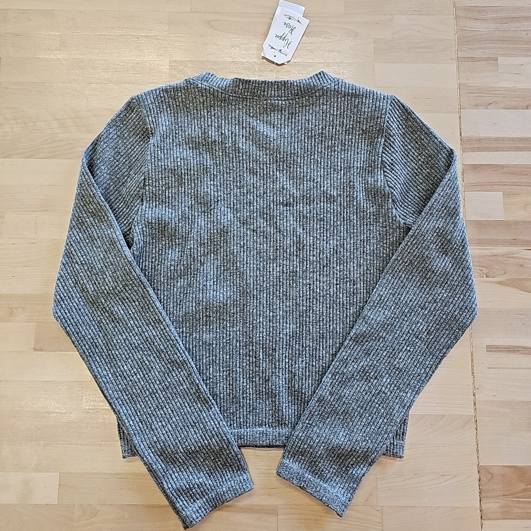 Hippie Rose Juniors' Seamless Ribbed Long Sleeve Top