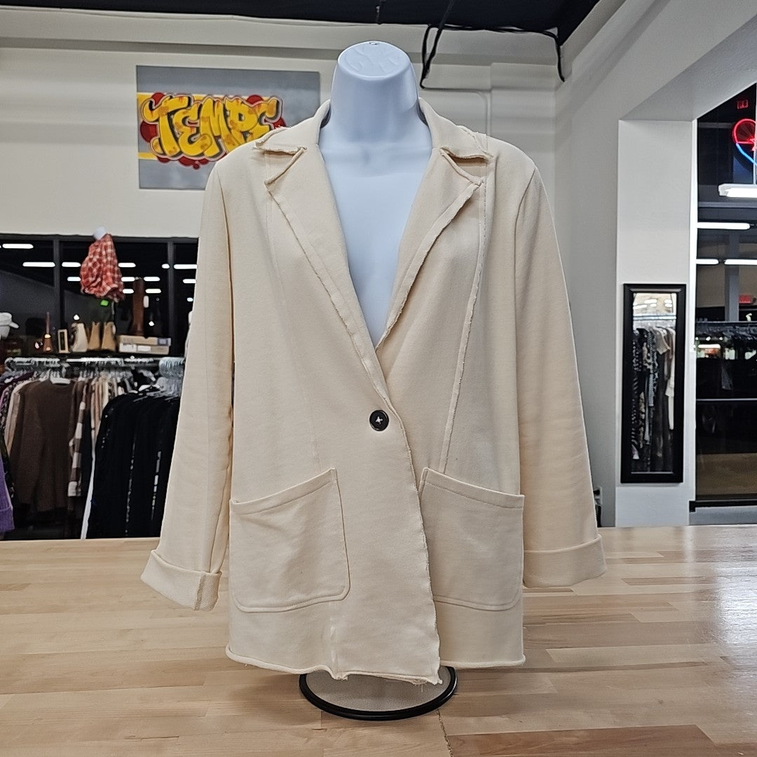 Peace Love World Size XS Yellow Blazer