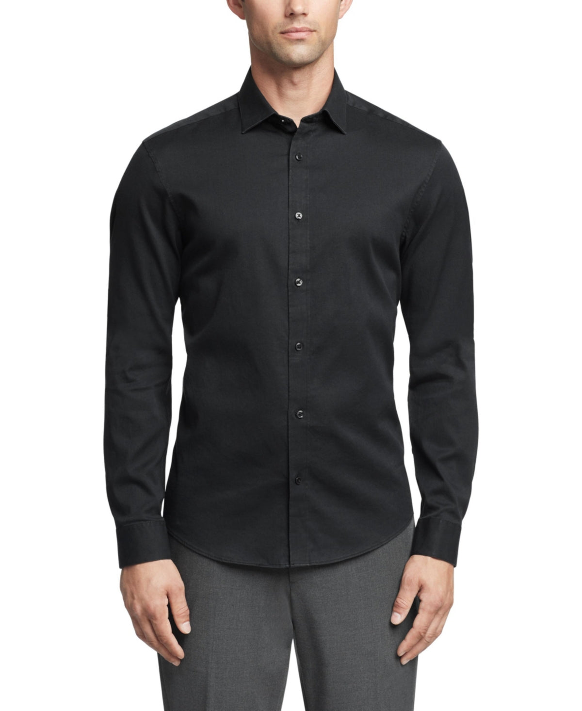 Calvin Klein Men's Size XL Black MENS Button Down Shirt