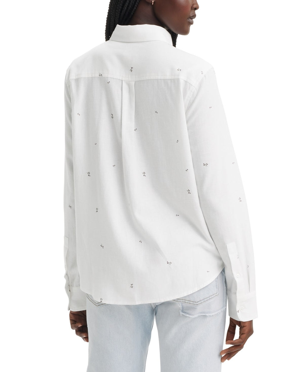 Levi's the Classic Cotton Box-Pleat-Back Long-Sleeve Shirt - Scattered